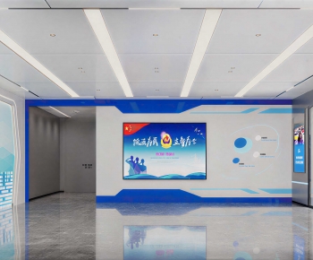 Modern Exhibition Hall-ID:696507934