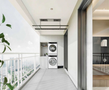 Modern Balcony-ID:744446043