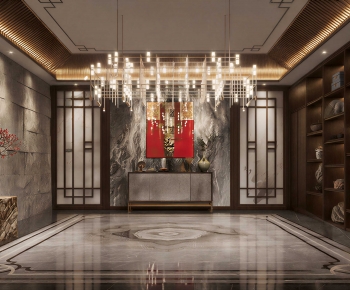 Modern Office Reception Desk-ID:776999064