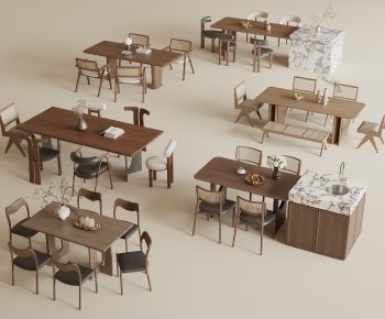 Modern Dining Table And Chairs-ID:660141945