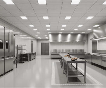Modern Central Kitchen-ID:747421982