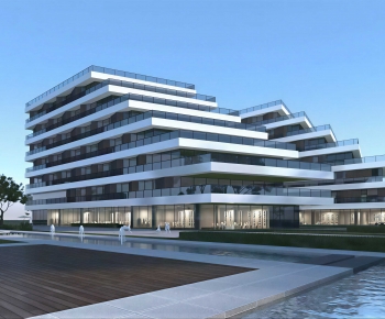 Modern Building Appearance-ID:655791044