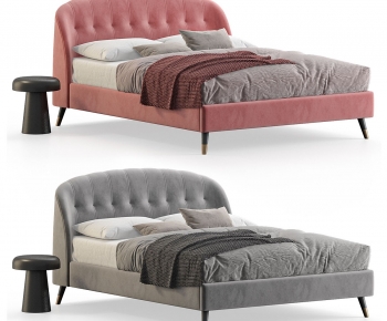 Modern Double Bed-ID:261054049
