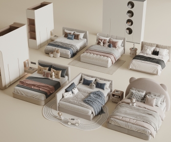 Modern Child's Bed-ID:764674908