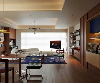 Modern A Living Room-ID:392441996