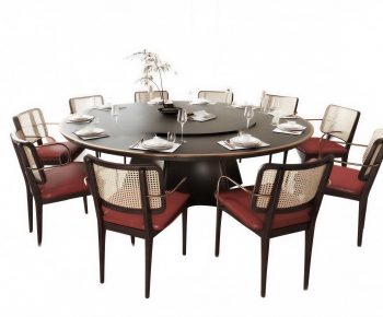 New Chinese Style Dining Table And Chairs-ID:715120086