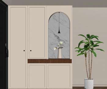 Modern Entrance Cabinet-ID:601428038