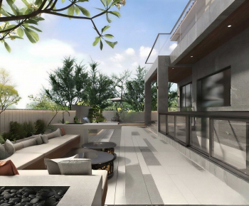 Modern Courtyard/landscape-ID:957096109