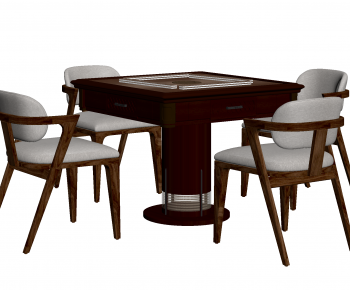 Modern Mahjong Tables And Chairs-ID:812267073