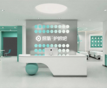 Modern Office Reception Desk-ID:196010116