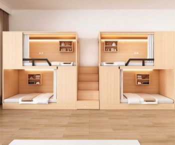 Modern Bunk Bed-ID:993699075