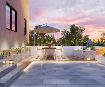 Modern Courtyard/landscape-ID:941911949