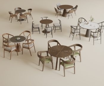 Modern Dining Table And Chairs-ID:664199116