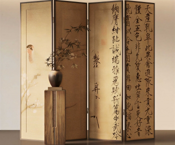 New Chinese Style Wooden Screen Partition-ID:112409649
