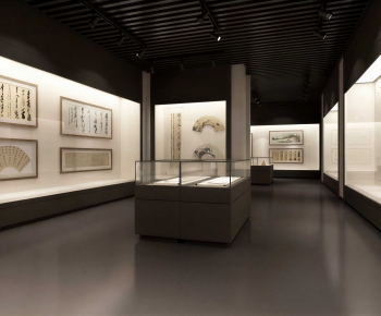 New Chinese Style Exhibition Hall-ID:870394954