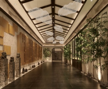 New Chinese Style Hallway-ID:635152108