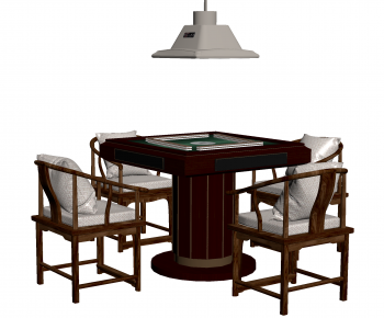 Modern Mahjong Tables And Chairs-ID:352648028