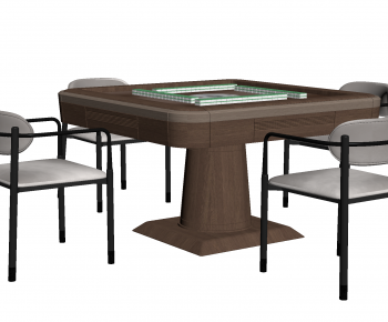 Modern Mahjong Tables And Chairs-ID:918570049
