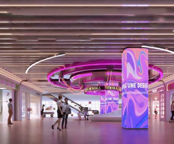 Modern Shopping Mall-ID:393157967