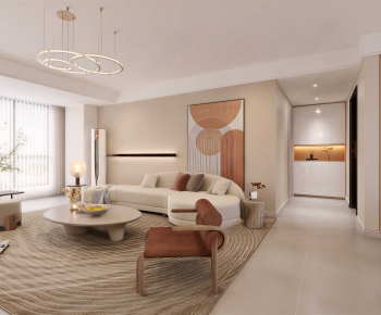 Modern A Living Room-ID:345166922