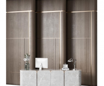 Modern Reception Desk-ID:268409979