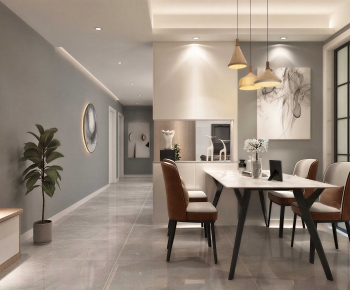 Modern Dining Room-ID:449435004
