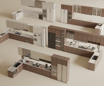 Modern Kitchen Cabinet-ID:727569101