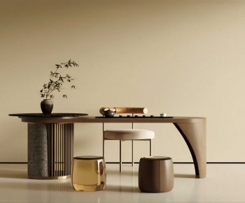 New Chinese Style Tea Tables And Chairs-ID:158091079