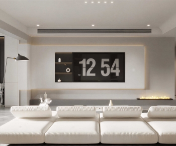 Modern A Living Room-ID:282179123
