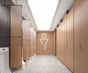 Modern Public Toilet-ID:665659908
