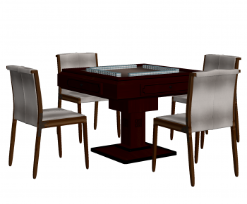 Modern Mahjong Tables And Chairs-ID:817222124