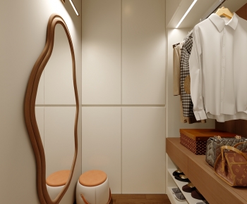 Modern Clothes Storage Area-ID:346352107