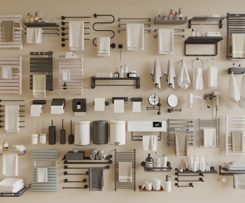 Modern Bathroom Rack-ID:673189273