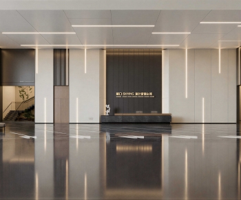 Modern Office Reception Desk-ID:242280018
