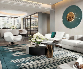 Modern A Living Room-ID:817611938