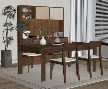 French Style Dining Table And Chairs-ID:673226128