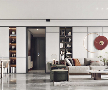 Modern A Living Room-ID:874916082
