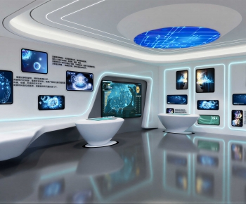 Modern Exhibition Hall-ID:312844992