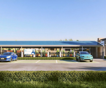 Modern Building Appearance-ID:547497033