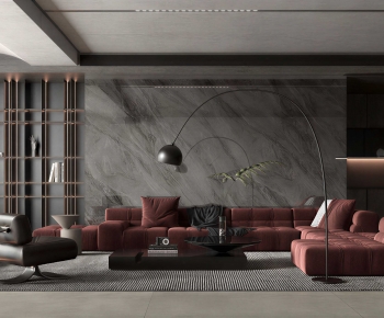 Modern A Living Room-ID:395899061