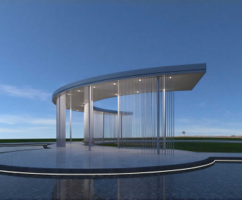 Modern Building Component-ID:385828971