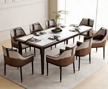 Modern Dining Table And Chairs-ID:496718881