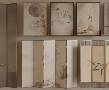 New Chinese Style Wooden Screen Partition-ID:853419371