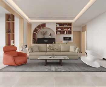 French Style A Living Room-ID:444888114