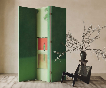 Modern Wooden Screen Partition-ID:691530942