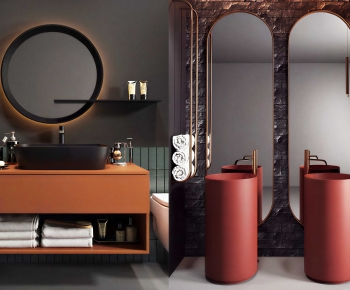 Modern Bathroom Cabinet-ID:420043954