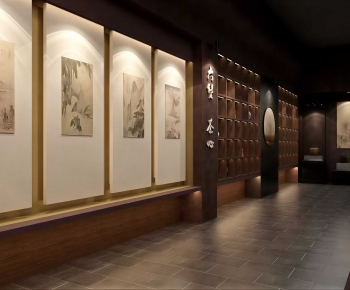 New Chinese Style Exhibition Hall-ID:796511236