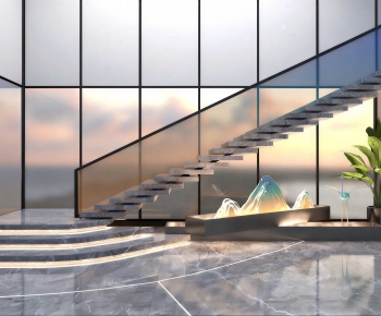 Modern Stair Balustrade/elevator-ID:121270906