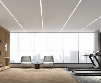 Modern Home Fitness Room-ID:518187053