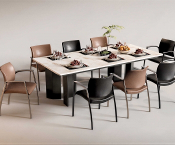 Modern Dining Table And Chairs-ID:443944934